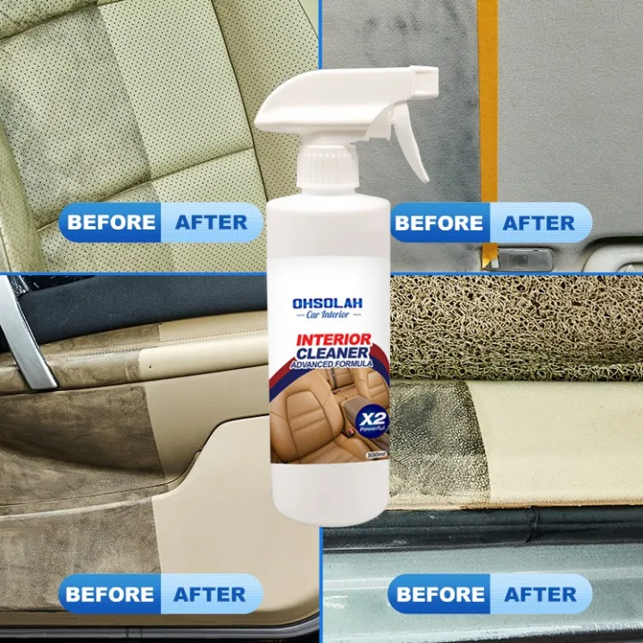 All-in-One Car Interior Cleaner & Polish – Waterless Cleaning & Leather Care Solution