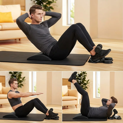 Foldable Sit-Up Assist Device – Double Suction Cup Home Fitness Equipment