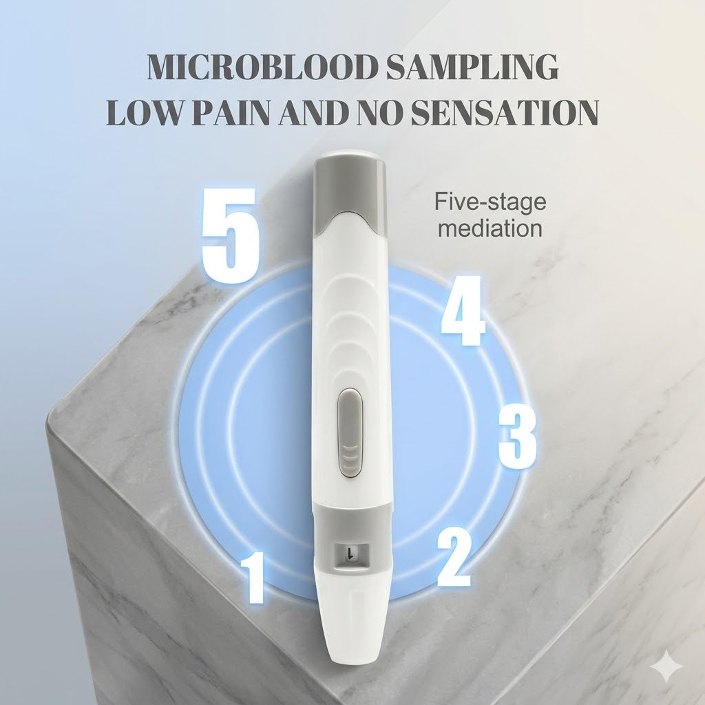 Smart Glucose Monitoring Device – Bluetooth-Enabled Health Tracking System