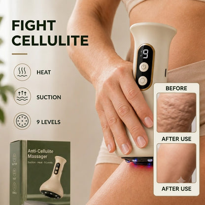 9-Level Electric Smart Cupping Massager – Heated Vacuum Gua Sha Body Massage Cup