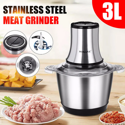 Mini Meat Grinder & Food Chopper – Heavy-Duty Kitchen Processor